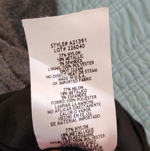 Betsy & Adams Black Metallic Gown Size 8 - Like New! - Picture 8 of 8